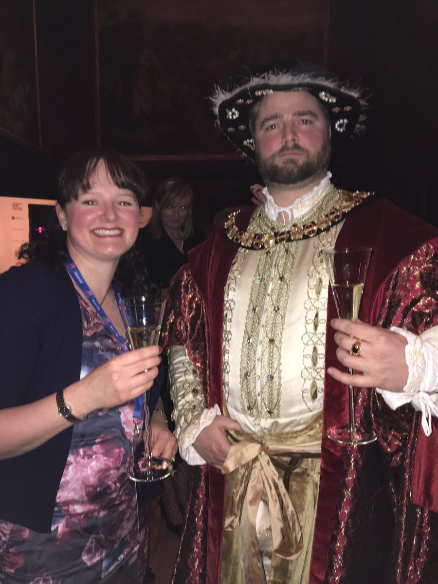 kiwififraser's tweet photo. What a night! It felt incredible to be at Hampton Court Palace with Henry VIII &amp; his wives! That evening will #godowninhistory #MeetGB https://t.co/o1ceYdXhUV