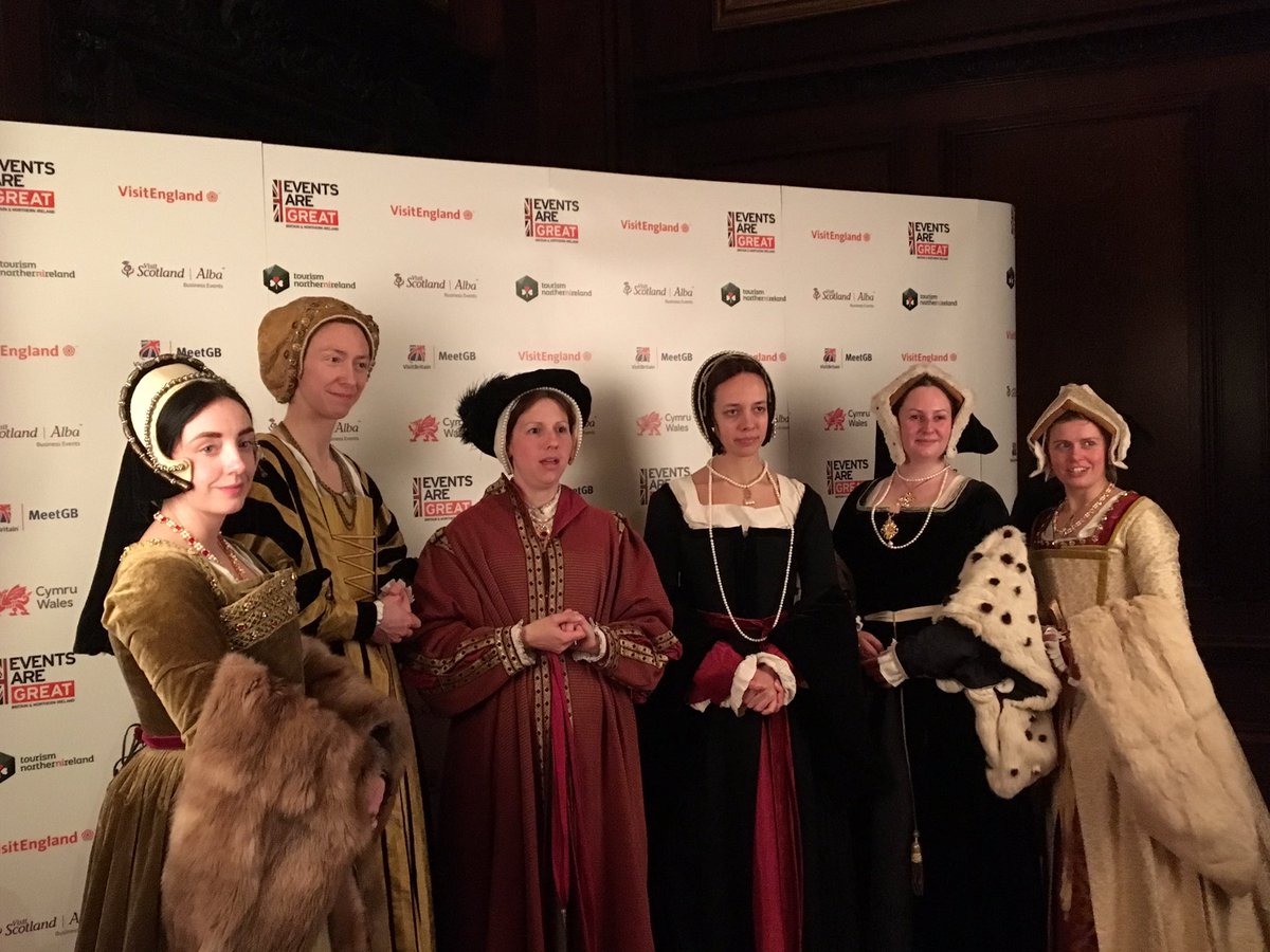 kiwififraser's tweet photo. What a night! It felt incredible to be at Hampton Court Palace with Henry VIII &amp; his wives! That evening will #godowninhistory #MeetGB https://t.co/o1ceYdXhUV