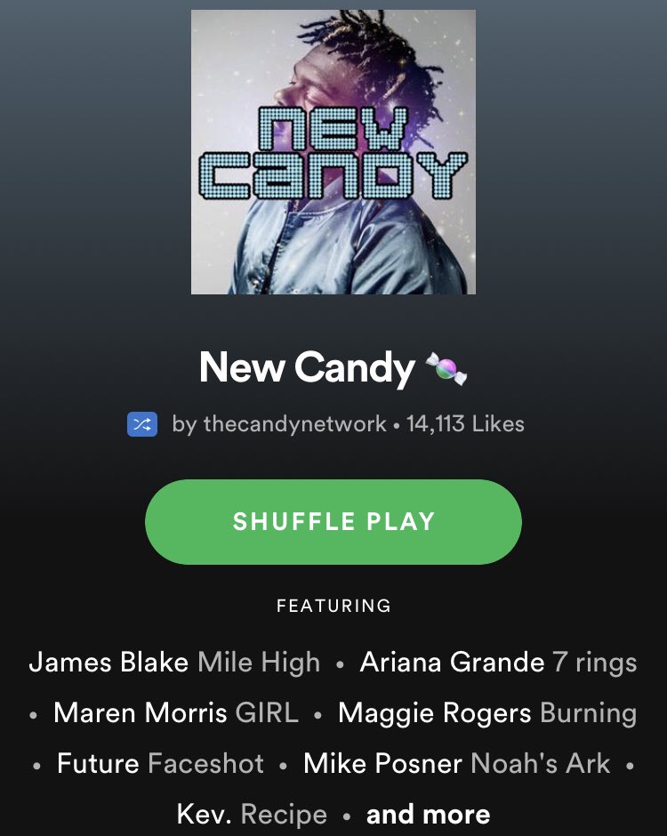 DEV_AMIL's tweet photo. #SpotifyPlaylists #TheCandyNetworkPlaylists #NewCandy #DevAMIL #HeatUp #AMILsoul #PentagramBandz #Creme #Loyalty https://t.co/uxbLh1NY36
*
*
*
#SpotifyPlaylist #SpotifyArtists #Spotify #TheCandyNetwork #MusicStreaming #IndieArtists #HipHop #AMILkhemy @PatienceJay_ https://t.co/3wcucKfiRw