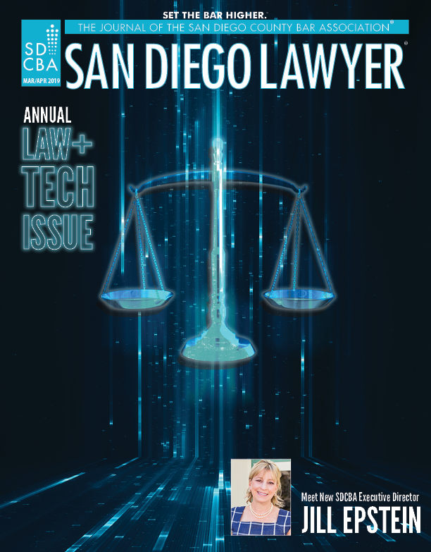 SDLMagazine's tweet photo. Flip through our annual "Law &amp; Tech" issue now at https://t.co/srnWDYrUqW!

Check your mailbox soon for your copy.

#sdlaw #setthebarhigher https://t.co/JD8w5RcZ9u