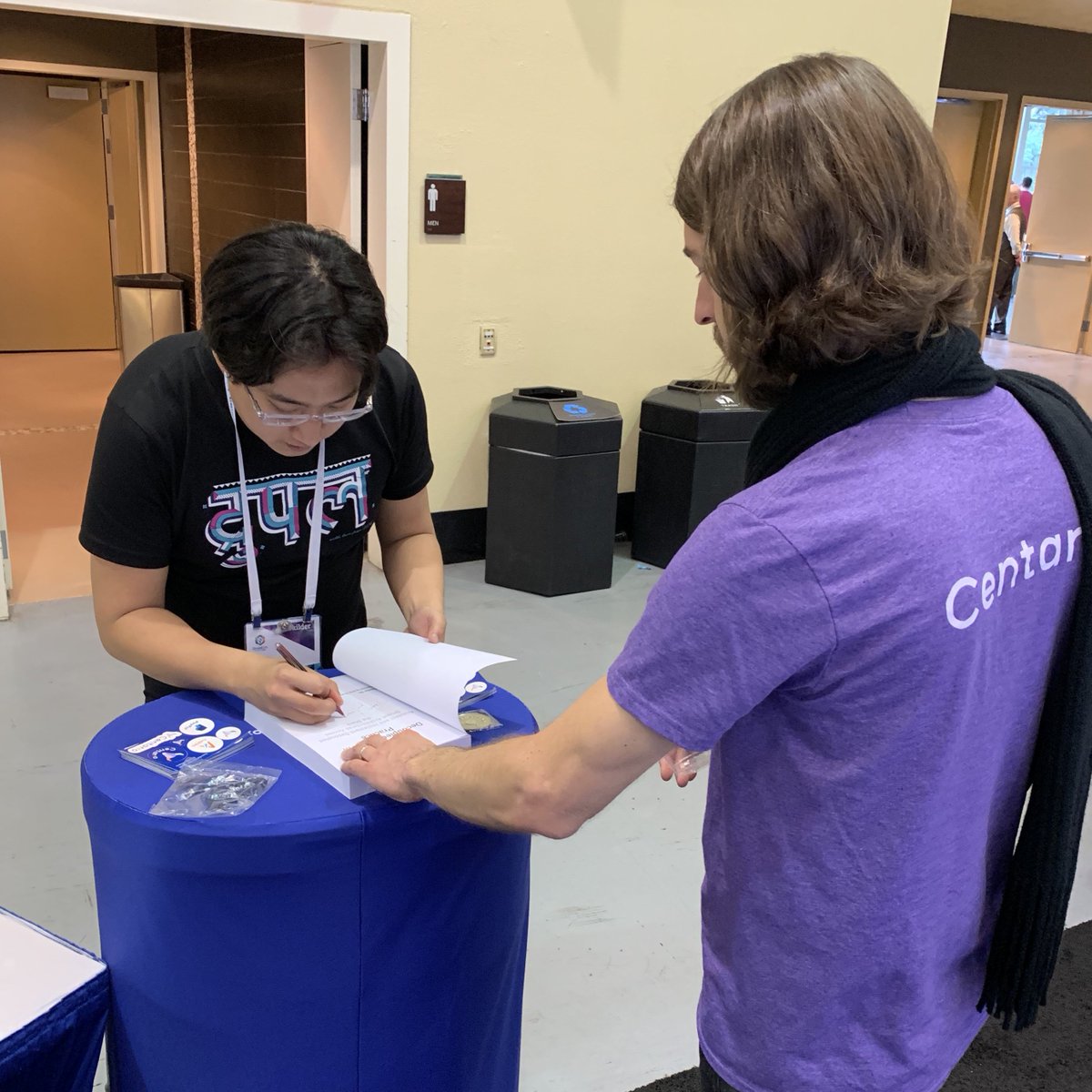 Congratulations to <a href="/roaguicr/">Ronald Aguilar</a>, winner of the Xbox One from <a href="/PayPal/">PayPal</a> at #DrupalCon. Drawing the final winner now for a copy of Decoupled Drupal in Practice signed by @prestonso himself... 😁