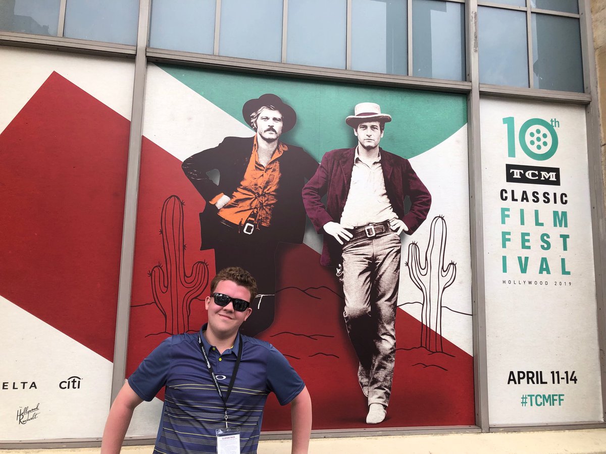 joacampbell's tweet photo. Excited to start the TCM film festival with my son!  #lovinlalaland #tcmff https://t.co/NuPtLquTkm