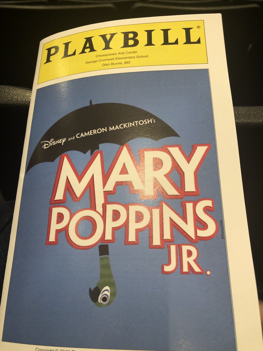 MusicAACPS's tweet photo. Thank you Mr. Posner and the #AACPSAWESOME cast of Mary Poppins-George JR @GTCromwellAACPS for allowing us to be #musicalconsumers! You are all SUPERCALIFRAGILISTICEXPLIALADOCIOUS! https://t.co/4kKwFWi5ZU