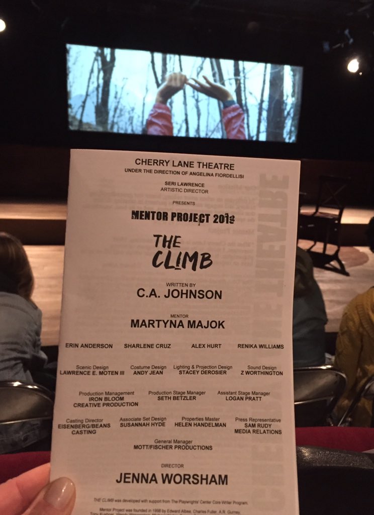 robinrothstein's tweet photo. Once again, SO psyched to support @CherryLnTheatre and #MentorProject. Some of the coolest, purest theatre you'll find in NYC. #newplay #theclimb #iloveny #westvillage https://t.co/ykxYUgKWwc