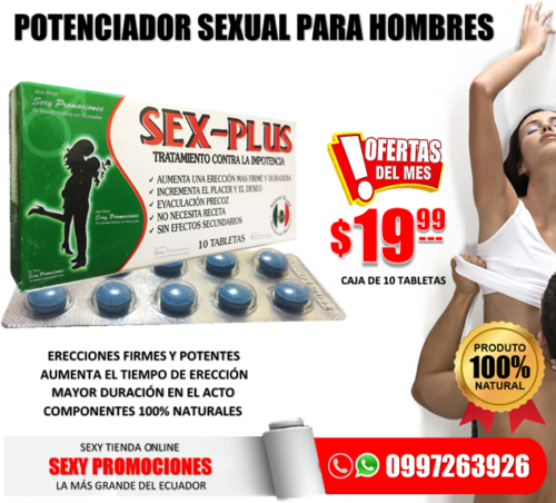 akyanuncios's tweet photo. Anuncio Nuevo (Sex Plus Potenciador Sexual 100% Natural Erecciones ...) ha sido publicado en - https://t.co/u9ZX0nRgu5 @akyanuncios @sexypromociones #ecuador #guayaquil #quito #cuenca #sexplus #potenciadorsexual #erecciones #eyaculacionprecoz #sexo #publicidadpagada #anuncios https://t.co/gYcwjefZIt