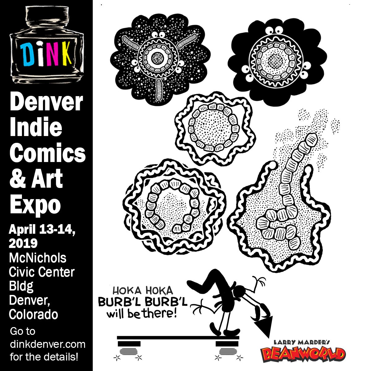 Like the way this looks? Then by all means stop by table 394 for a most peculiar comic book experience. #dinkdenver2019 #dink