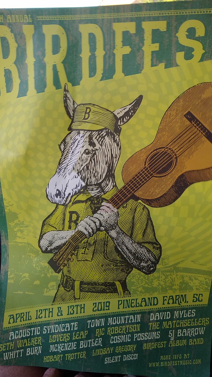 MattVermette's tweet photo. Happen to run into subject get geathering prepping for this weekend. If you have the time and money check it out. Looks like it's going to be a blast. www.birdfestmusic.con https://t.co/KutCP4552b