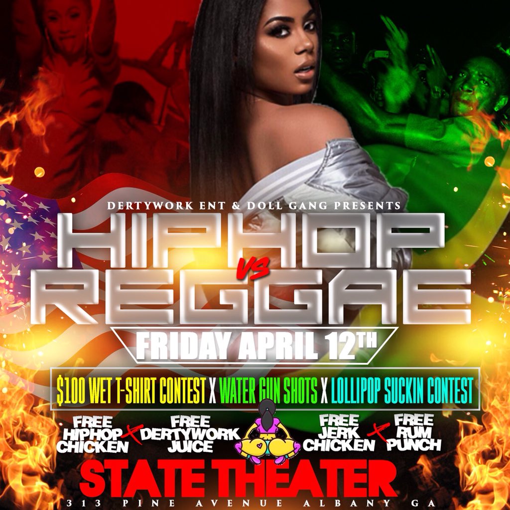 DertyWorkTato's tweet photo. 🎤🎤HipHop vs. Reggae🇬🇳🇬🇭 Tomorrow Night @ #StateTheater = #DertyWorkWeek + #229DayWeekKickoff !!!! The Biggest Event EVER To Hit #ASU💣💣💣💣 OVER 2K PEOPLE EXPECTED‼️‼️‼️
FREE JERK CHICKEN🍗
FREE #DERTYWORKJUICE 🍹
Powered 🔋By #DertyWorkENT https://t.co/OQIPxcSrx4