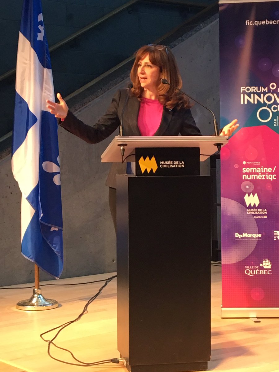 NathalieRoyPres's tweet photo. Quelle belle tribune que ce Forum des innovations culturelles organisé par @QcNum!Très heureuse d’y annoncer l’ajout de ressources dédiées à la transformation numérique pour un réel positionnement de la culture dans cette économie en transformation. #PolQc #AssNat https://t.co/CAA2vZl9ad