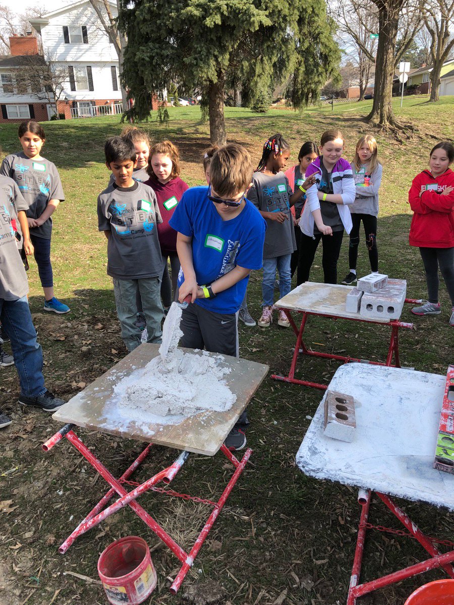 masonry_ne's tweet photo. You are never to young to start working on your masonry skills! We had fun at the Little Warrior STEM Camp last weekend. https://t.co/DCUKpvyLqD