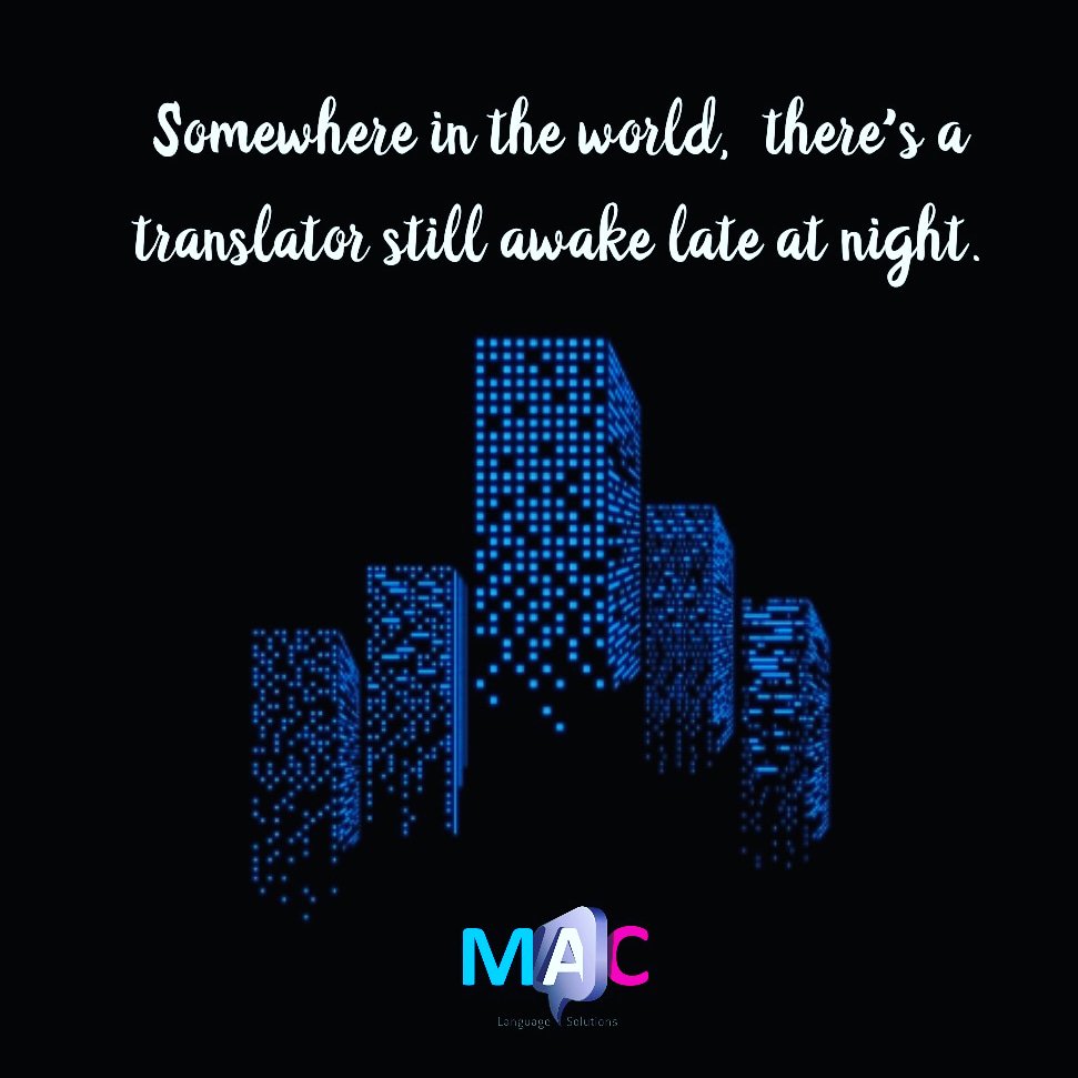 INFO_MAC_LS's tweet photo. Have you kept count of the nights you spent awake working late?
You're not alone! 👩🏽‍💻 😴👨🏻‍💻
#MacLanguageSolutions
#CommunicationUnlimited
#LateNightWork https://t.co/v1gi2kaARZ