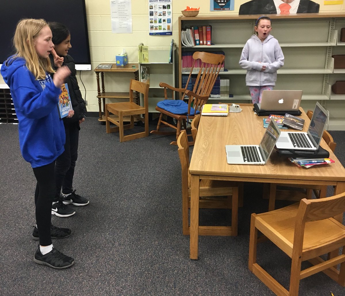 Behind the scenes of 5th grade book trailers! #comingsoon #ccsd93