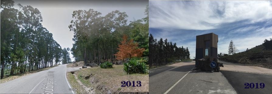 Porta do Trega Impactante - na subida do Monte Santa Trega #Maltratodapaisaxe