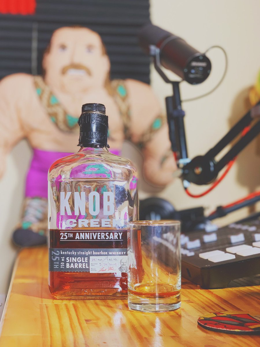 On today's episode of Thirsty Thursdays with Adam, we drank <a href="/knobcreek/">Knob Creek</a> 25th Anniversary #bourbon #whiskey join our patreon to see it!