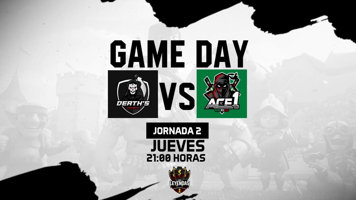 ¡ Continuamos con la Jornada #2!

Grupo D

Death's eSports Vs Ace1MX

Hora: 21:00  🇬🇹   22:00 🇲🇽

📺
Caster: Robotin_youtube 
youtube.com/channel/UCkGnK…

Se les hace recordatorio del apoyo al caster de lo contrario no se asignaran transmisiones  para sus equipos.