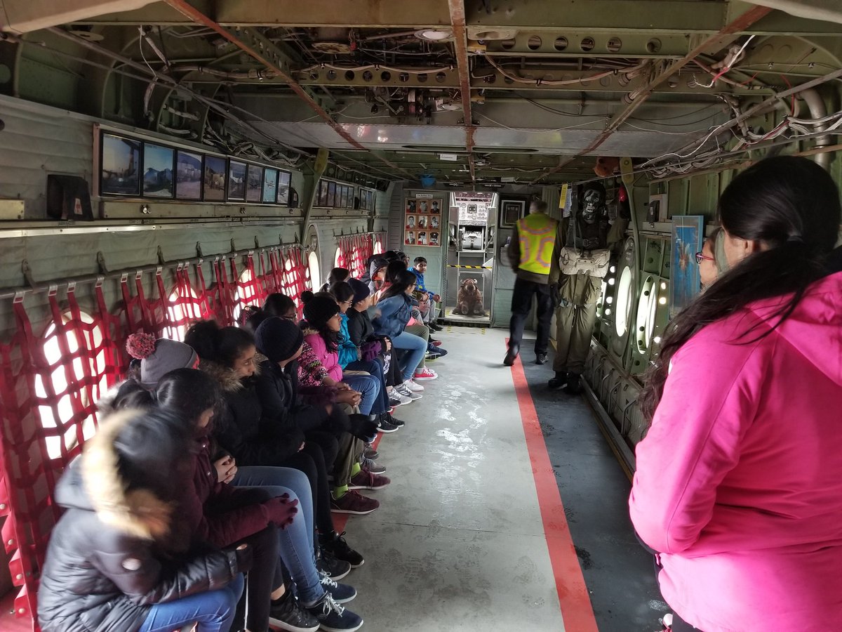 MsAlexander20's tweet photo. @CentennialSrPS @NorthSciTech Ss had an amazing time learning at the Cdn Warplane Museum today. To quote one student "best field trip I've EVER been on" #repcentennial #fieldtripforflight #experientiallearning @PeelSchools @A_Dobbie11 @SamKernTwit https://t.co/5Wt3l5Owut