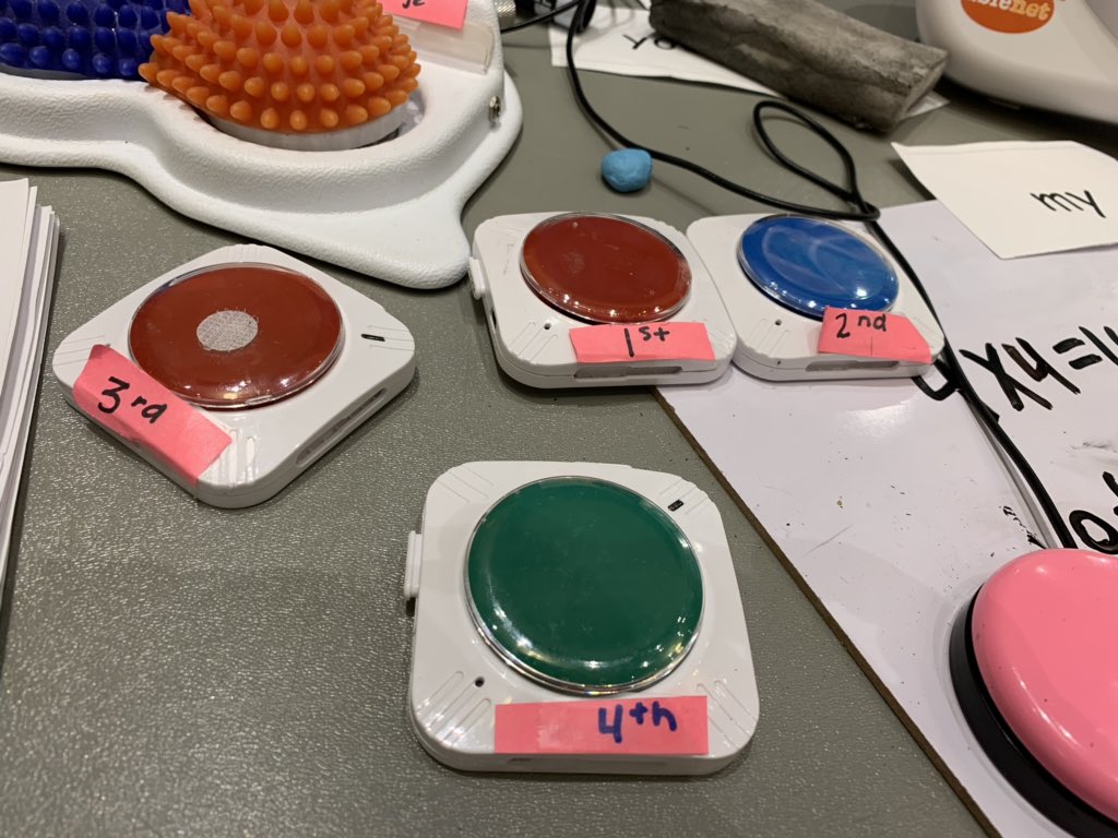 MannyDiscoTech's tweet image. Super cool tech !! Sequencing recording dots, math decomposing numbers!!! It all comes from the amazing @MGraham1329 life Skils classroom at @ @HooverCFISD #CFISDTechFest @CFISDTechFest @CyFairEdTech