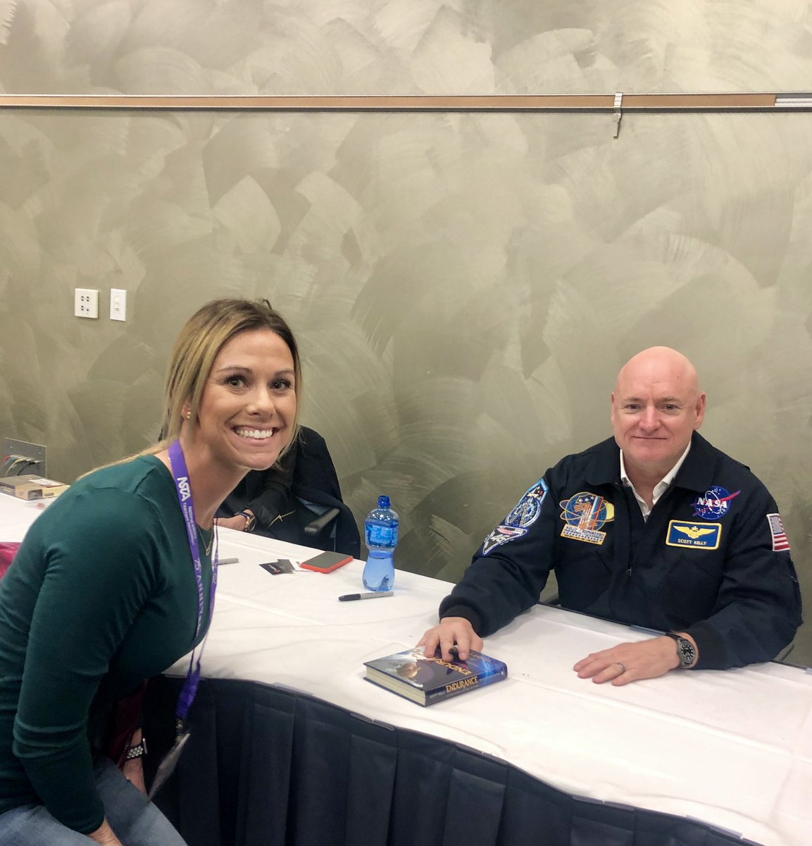First time I have ever listened intently and hung on every word during a presentation!  #NASA #ScottKelly #StarStruck #BestPresentation #NSTA2019 @BernardMiddle @NSTA @NASA @NASAedu
