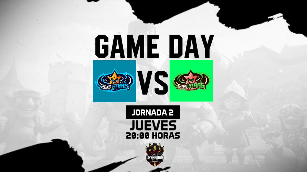 ¡Continuamos con la Jornada #2!

Grupo: E

Rising Stars Vs Rising Stars Academy

Hora: 20:00 🇬🇹  21:00 🇲🇽

📺
Caster: El Nugge 
youtube.com/channel/UCt9dk…

Se les recuerda el apoyo para el caster en ver la transmisión, de lo contrario no serán asignados más  partidos para su equipo.