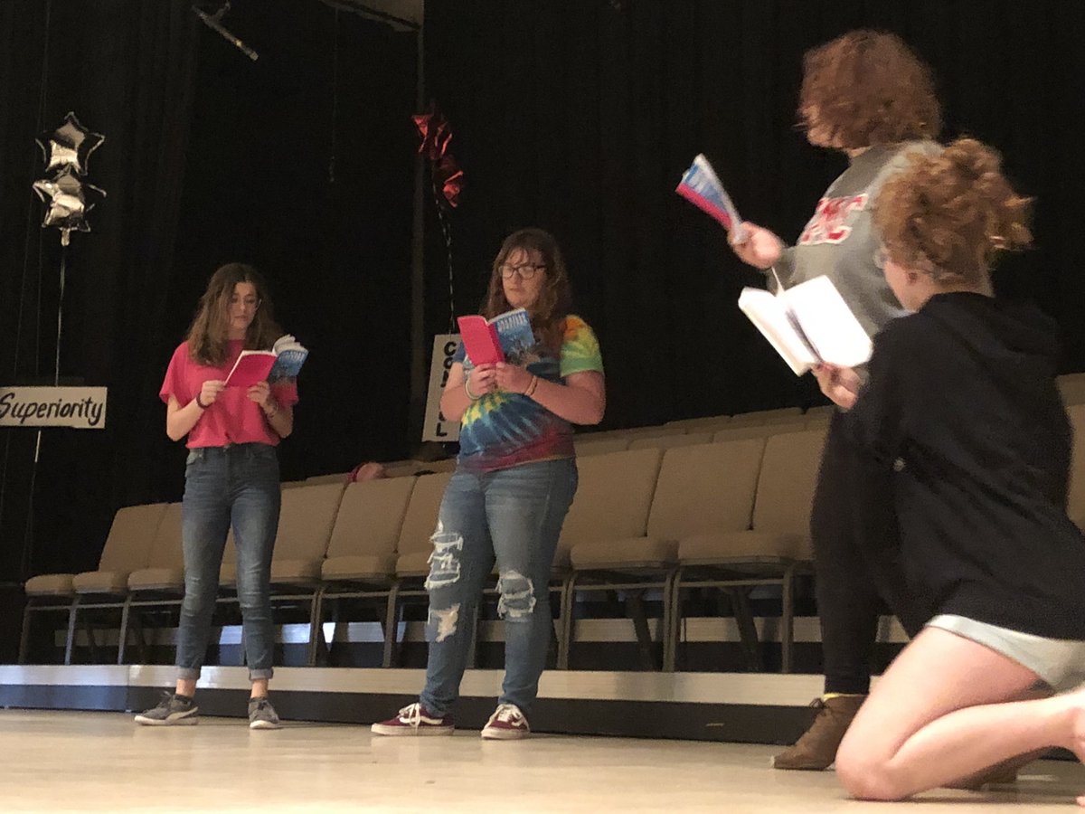underdogindy's tweet photo. Our first rehearsal at the location for our production of She Kills Monsters! 

Come visit us on May 17 at 7:00 and May 18 at 2:00 and 7:00 pm at 2051 Monument St. to see these awesome students perform this heart whelming show! Ticket information will be available soon!! https://t.co/fQoaSEFuyp