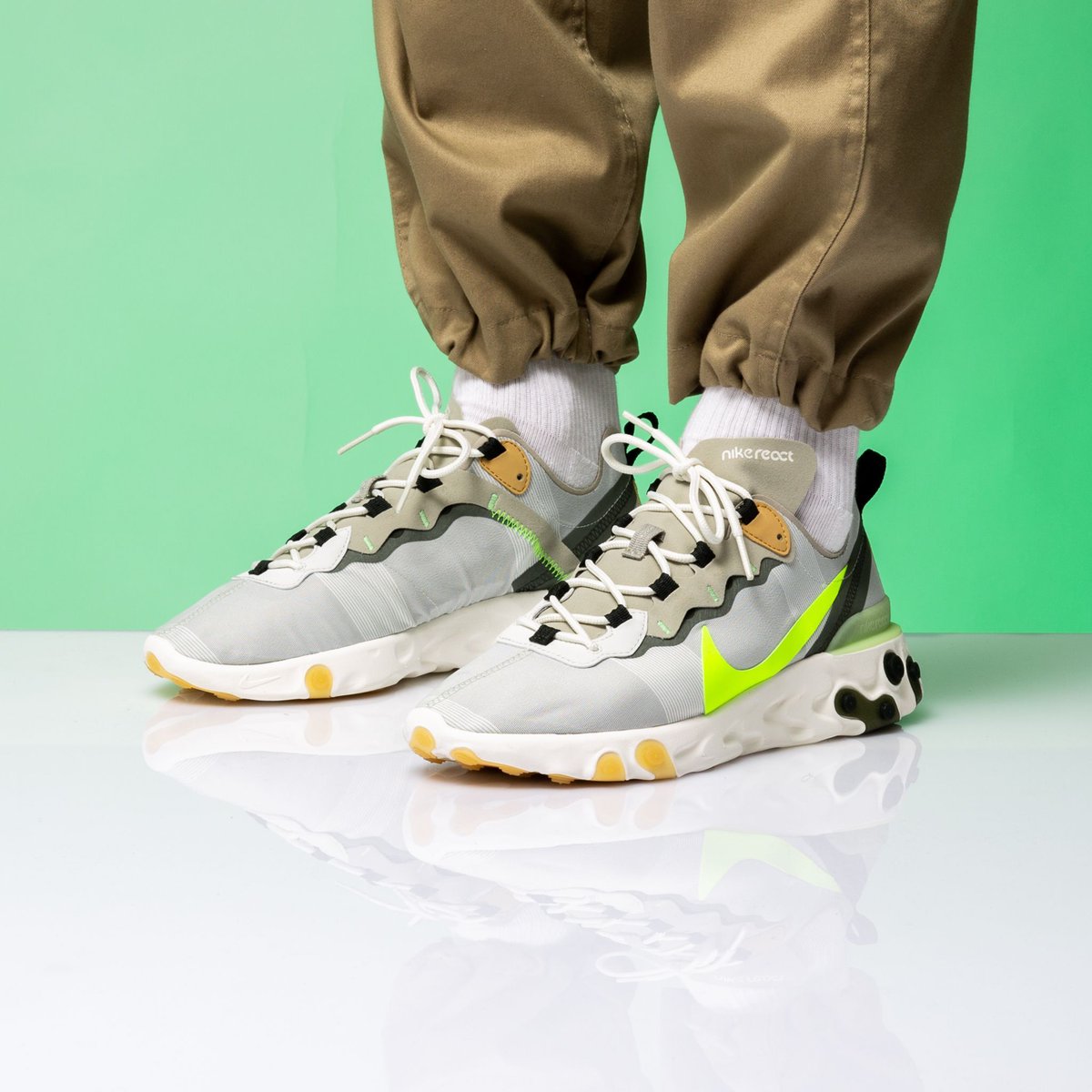 TITOLO on Twitter: "such a fresh #sneaker! 🔥 Nike React Element 55 Spruce Aura/Volt-Spruce Fog-Barely Volt take a look 💚 https://t.co/1nVKo7OSWo # nike #react #reactelement #reactelement55 #volt #fog #sneaker /