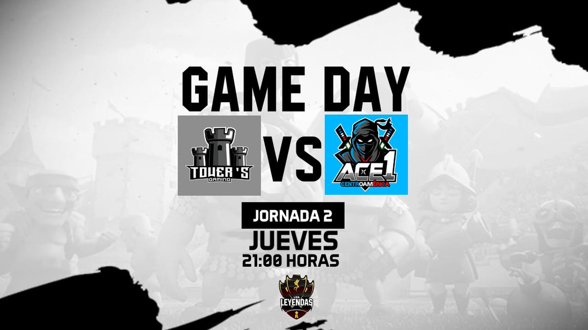 ¡Continuamos con la Jornada #2!

Grupo: A
Tower's Gaming Vs Ace1 Centroamérica. 

Hora:  22:00 🇲🇽

📺
Caster: JekiPlay
youtube.com/channel/UC_b6w…
*Se les recuerda el apoyo en ver el directo, al no ser apoyados no Se asignaran caster