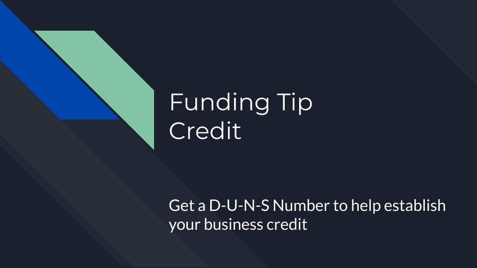 Funding_tips's tweet photo. Get a D-U-N-S Number to help establish your business credit #credit #businesscredit #businesscreditbuilding #dunsnumber #dunandbradstreet https://t.co/7V39WolJX2 https://t.co/jRMybJao8y