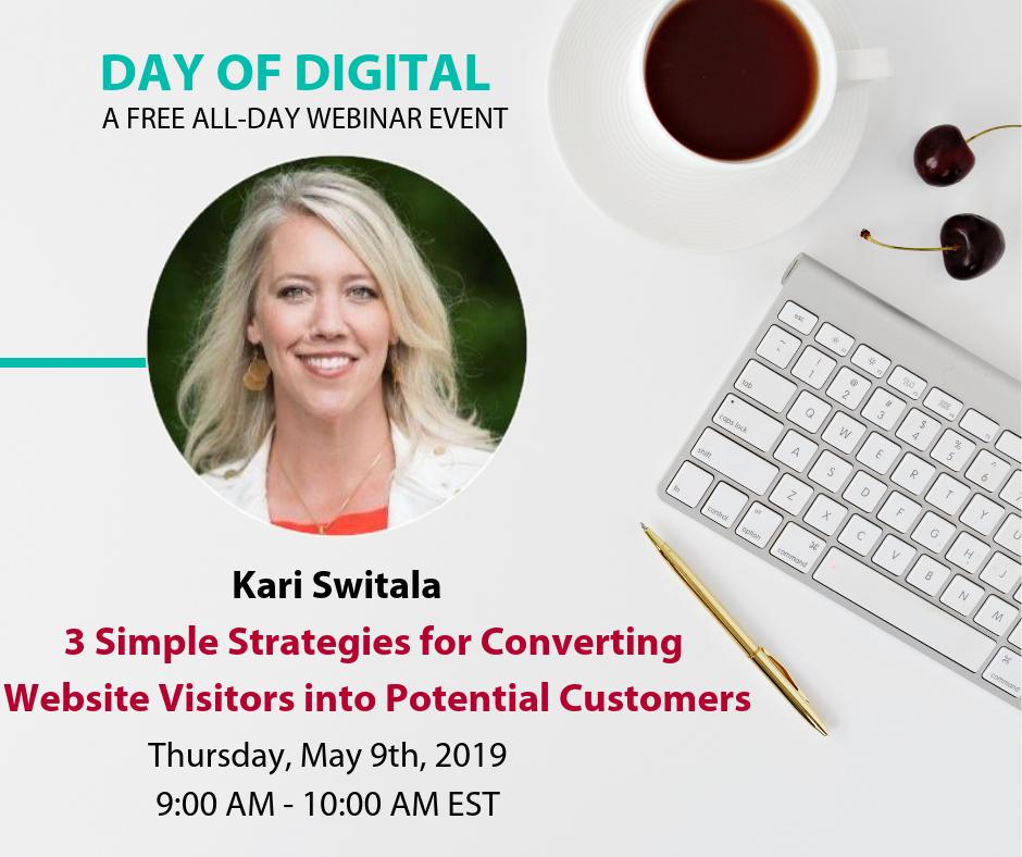 MTFWPodcast's tweet photo. In this fun and engaging webinar, with Kari Switala of @wildfigteam, we’re going to show you 3 simple strategies to start building your list of potential customers! #WebsiteLeads #DayofDigital #SmallBusinessWeek https://t.co/yCAWCV59aQ