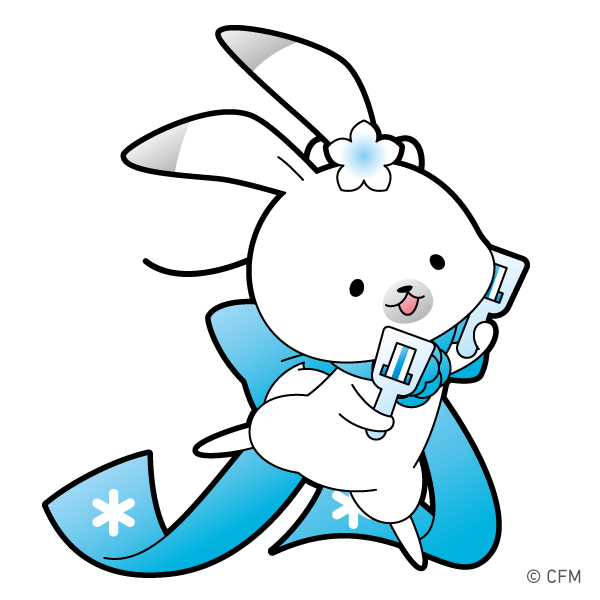 「うさ!今年もこの季節がやってきたのうさ!ユキネが現世に顕現してはじめてのYOSA」|ラビット【公式】ユキネのイラスト