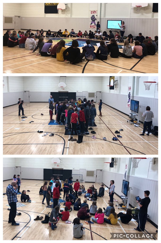 Today our Grade 7/8 students participated in a Blanket Ceremony to gain knowledge of and create awareness for Indigenous history and the injustices that they have faced! Thanks @InnesLk #blanketceremony #creatingawareness #truthandreconcilliation #bethechange