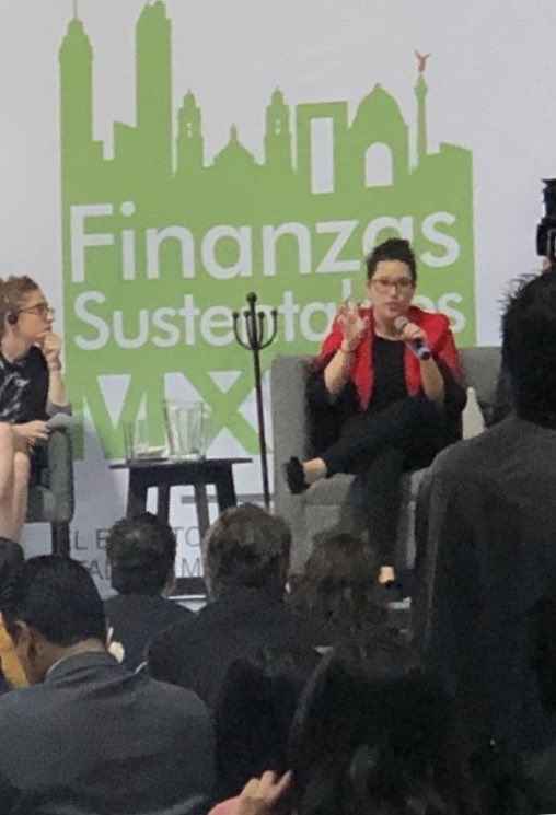 san_lunag's tweet photo. Muchas gracias al @CCFVerdes por la invitación para participar en el #FSMX19 y conversar sobre los esfuerzos que @SEMARNAT_mx y @SHCP_mx estamos haciendo para crear una taxonomía sobre financiamiento para el desarrollo sostenible. La colaboración con sector financiero es clave. https://t.co/0UOTmedan4