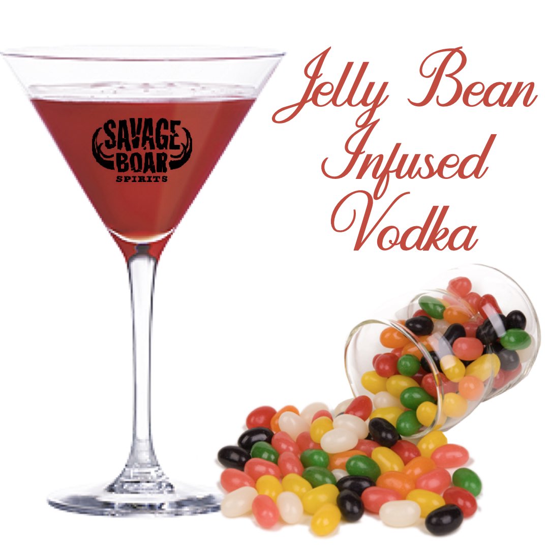 SavageBoarVodka's tweet photo. Jelly Bean Infused Vodka would be a fun addition to your Easter Gatherings! https://t.co/sff7LShGrf