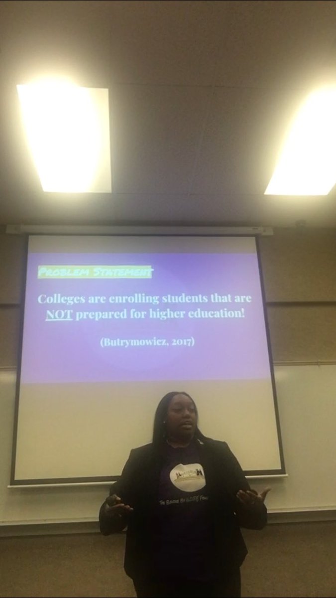 CJTurner14's tweet image. I love that my research interests and PhD program align w/ my passion & purpose. I was able to present my research entitled “A New Lens on College Readiness: Collegiate Transition Preparedness”. #phdstudent #highereducation #MultipleRegression #Research #CollegeReadiness