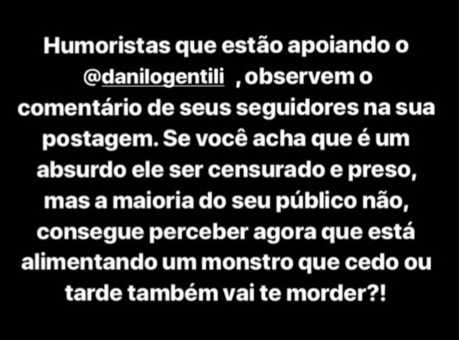 DaniloGentili's tweet photo. Postagem de @LeoLins no instagram. https://t.co/cMLq58rdqb