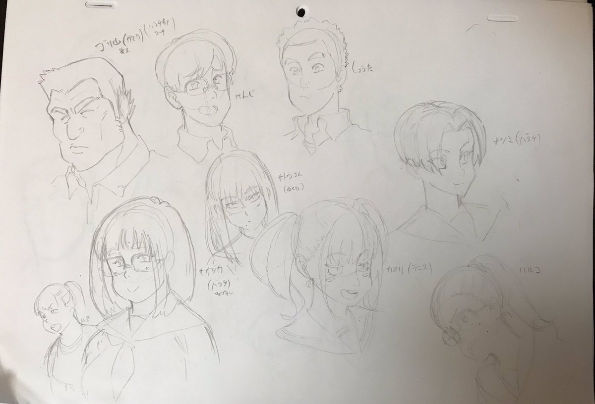 描き心地のいいキャラデザインを思案してる時はとても楽しいね_(┐「ε:)_✏️ 