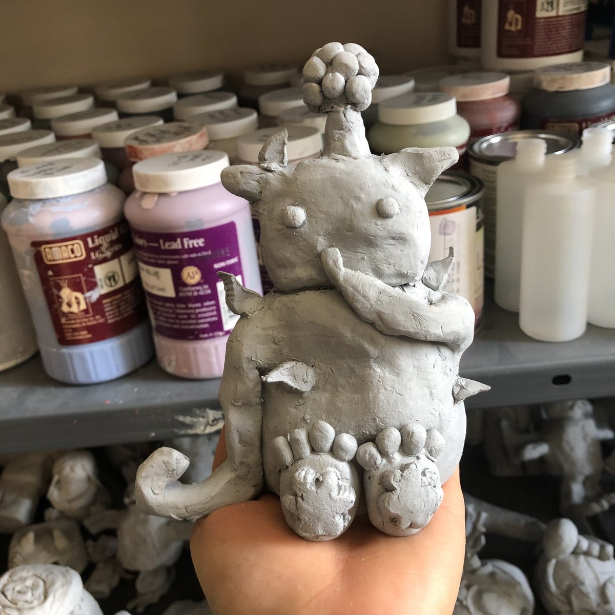 WintersArtEd's tweet photo. Stay tuned for these to be fired &amp; glazed! https://t.co/h6vbcxRV0g