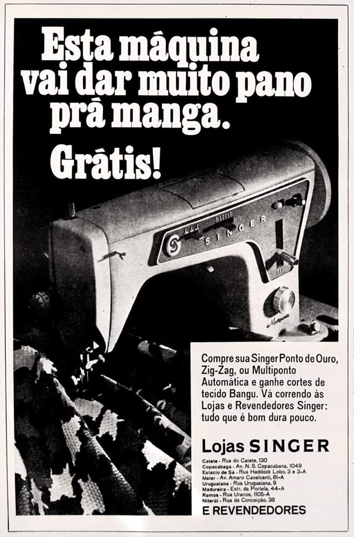 Viajantedotemp's tweet photo. SINGER - A companhia é a maior fabricante mundial de máquinas de costura doméstica
ver mais:https://t.co/OswXSQZXCL https://t.co/u4I58EtR27