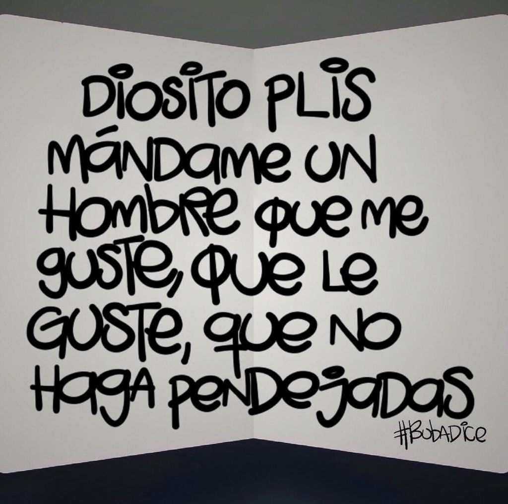 loquebubadice's tweet photo. #bubatbt
.
Diosito, plis mándame al amor de mi vida... escógelo tú porque yo siempre la cago #yodeplanonodoyuna #escogelotuporfavor #rezandoantesdedormir #tragametierra #yescupemedondeestenloshombresquevalenlapena #siesqueeselugarexiste #frase #bubadice https://t.co/KahuIpMGUY