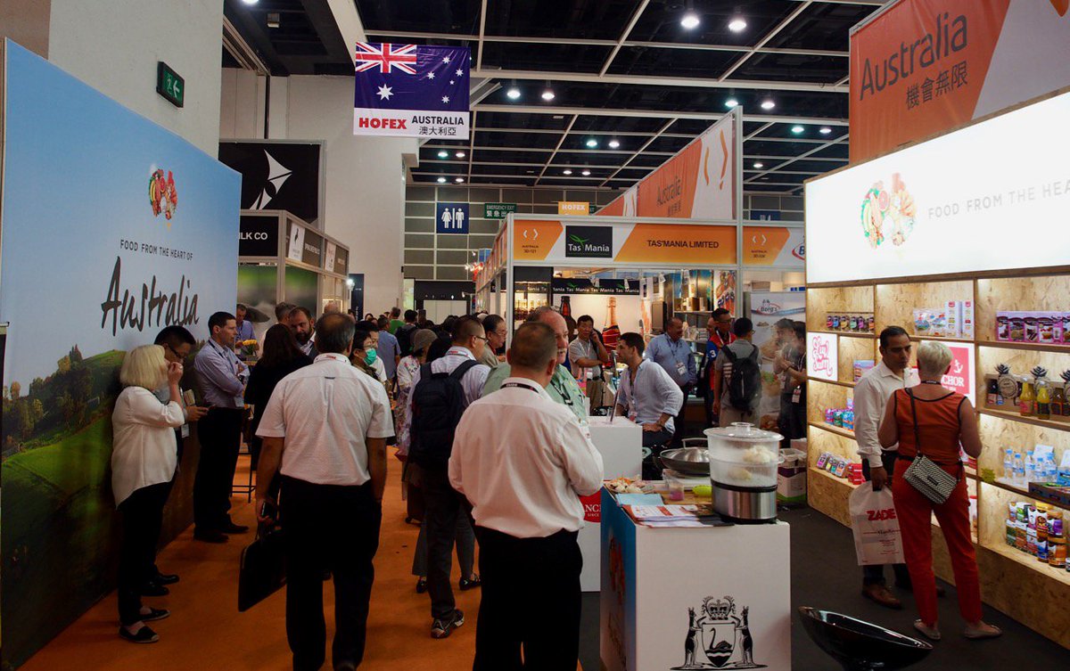 exportsolAU's tweet photo. Absolute final call to exhibit in the Australian Pavilion at HOFEX 2019 in Hong Kong (7-10 May). HOFEX is only held every two years so don’t miss out!

Book a stand and join the 44 Australian companies already booked - click here for more information: https://t.co/16ygYjCrIg https://t.co/K7XYFubvKr