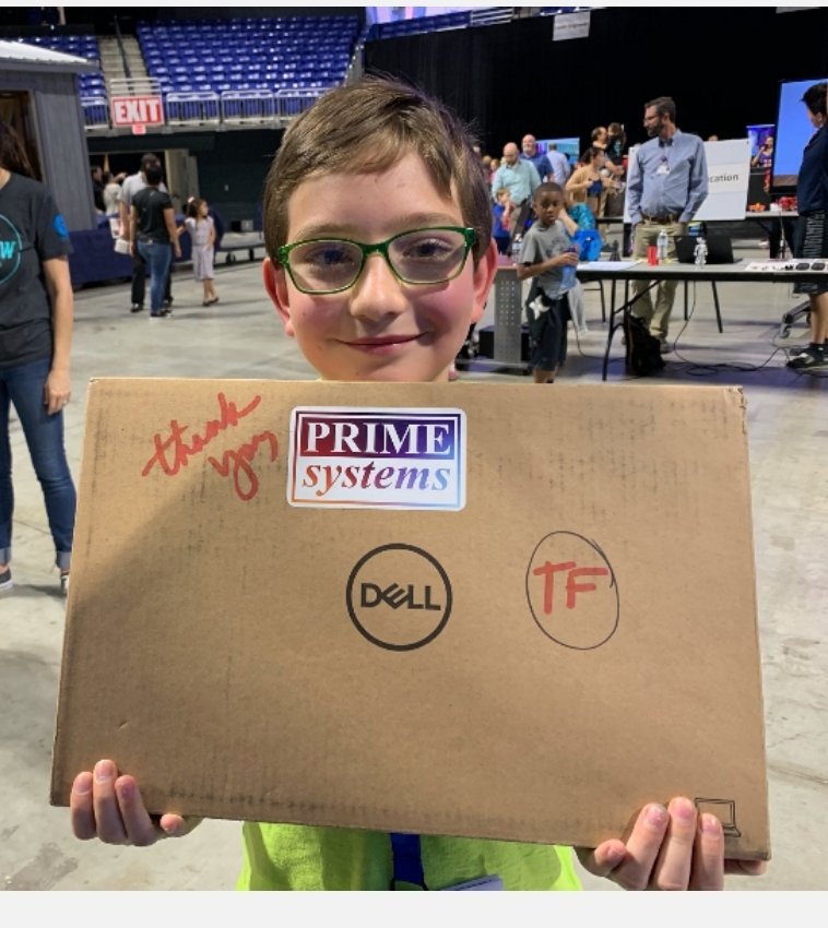 LamkinLeopards's tweet image. Tech fest part II.  One of our Lamkin students won a computer!#lamkinshines #CFISDTechFest