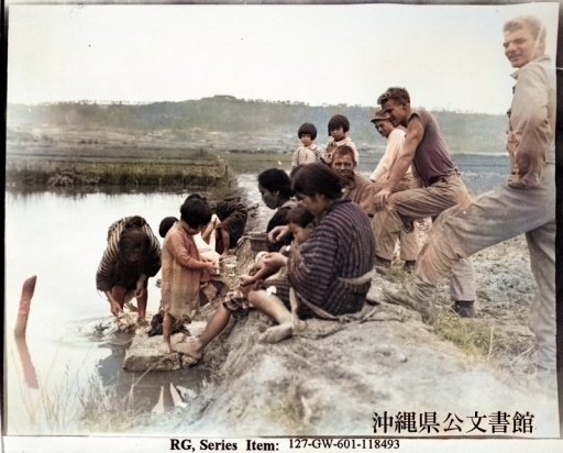 沖縄戦カラー化写真 Togetter