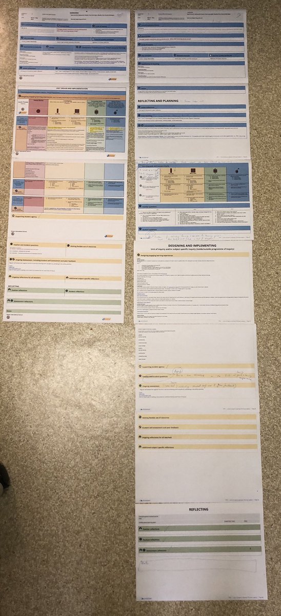 HughesTokyo's tweet photo. One benefit of being able to adapt the new @ibpyp planner. Seisen planner on the left, original template on the right. Combining learning goals, success criteria and learning experiences brings everything together nicely. https://t.co/pnjYuOeSmX