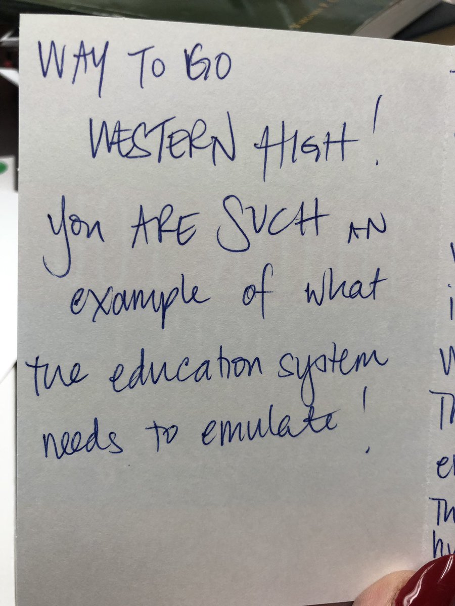 DrRenaeBryant's tweet photo. AUHSD’s Orangeview JH and Western HS hosted the 2019 CABE Long Term English Learner and Newcomer School Site Visits! Here are some of the encouraging words from educators from all over California! #AUHSD #AUHSDUnlimitedYou #CABE2019 https://t.co/aKzFChbo1H
