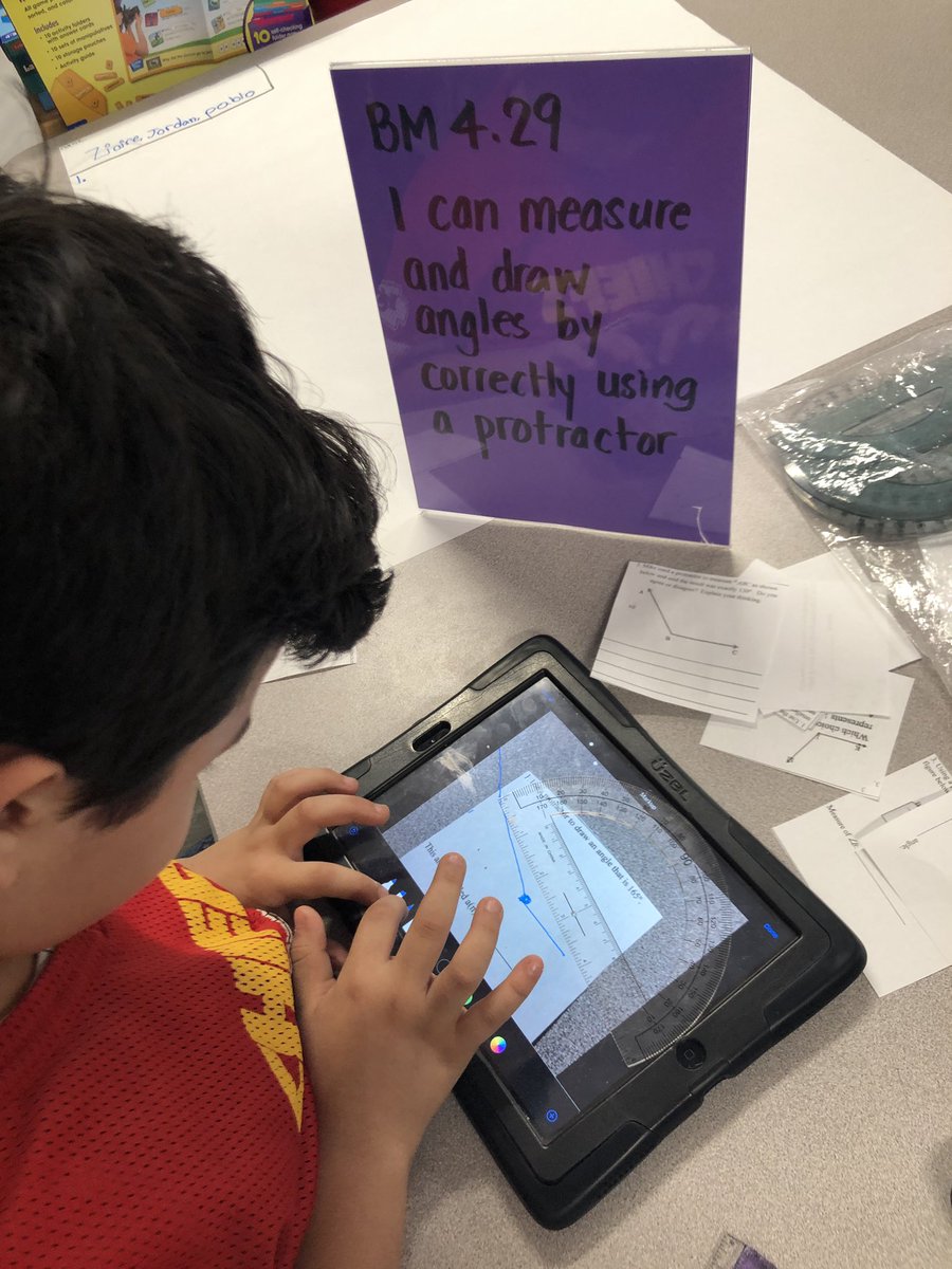 KooClassroom's tweet photo. 4th graders did benchmark reviews by snapping a picture of the questions and editing their answers into the photo. Then they #PicCollage it, inserted it each collage into a Google doc and emailed it to me! #MAPprep @HMC1Proud @clmerkerson @HMSANTAFE @KooClassroom @HMC1MeYouUs https://t.co/jqdvi7lTgw