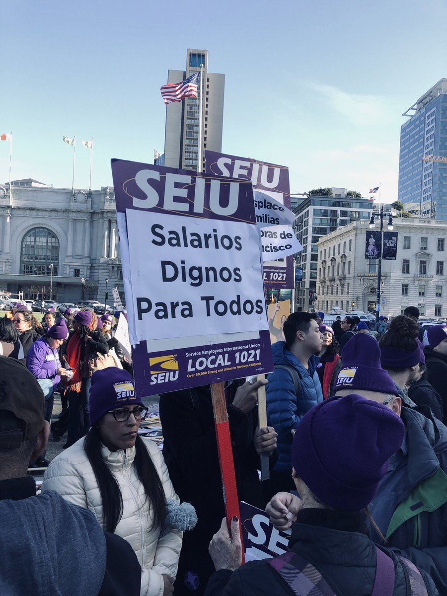 tigerbeat's tweet photo. 24 people were arrested in front of San Francisco City Hall during #DisruptInequality for @IFPTE21 @seiu1021 workers negotiating contracts with San Francisco #CloseTheGap #SF4ALL https://t.co/kjTbRwPHSi