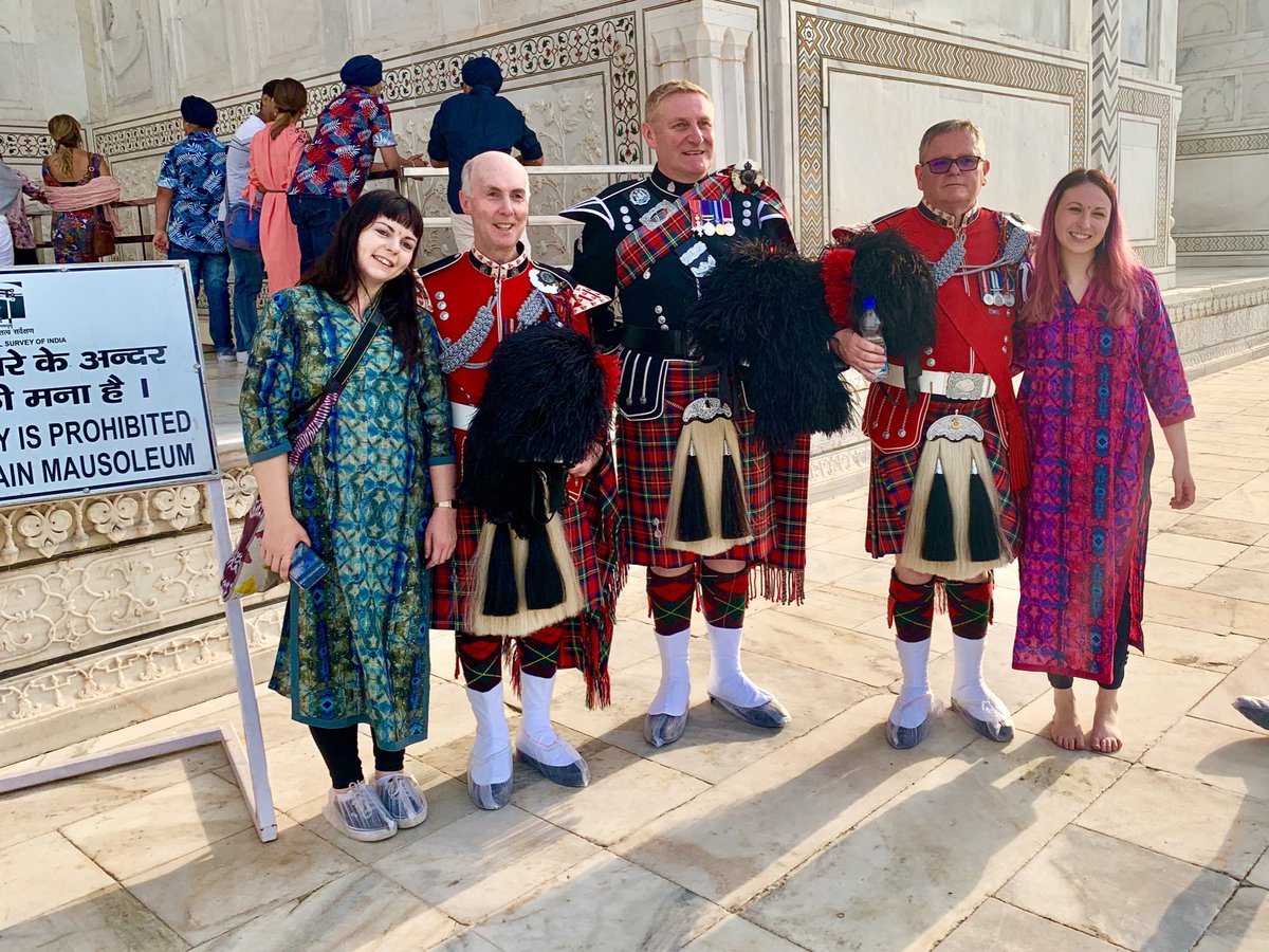 VPDPipeBand's tweet photo. We had such a great time at the Taj Mahal yesterday. Thanks very much to our sponsors:
@PwC_Canada 
@SandhurstGroup
@TimHortons
@DomusHomesGroup
@Ansatel
@HolbornGrp
@QuietCoveVan
#vpdpipeband https://t.co/CiIybHjbHL