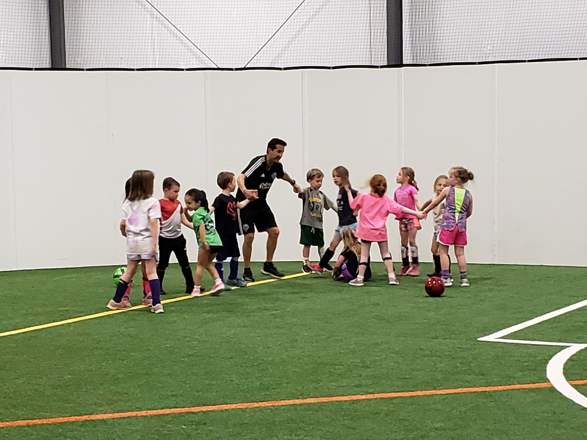Thanks so much to <a href="/loucityfc/">Louisville City FC</a> Coach Mario, Coach TC, <a href="/Tophcity/">Sean Totsch</a> and <a href="/Geoff_Dee31/">Geoffrey</a> for making 85 kids day at our 1st Annual <a href="/StPatrickLou/">St. Patrick Church</a> Soccer Clinic. Lots of smiles and a huge success!  #ForTheCity #CoolCatholicSchool #StPatsLou #GoCITY