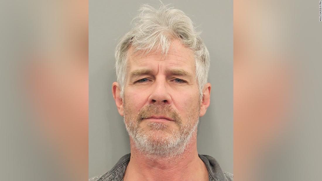 CNN's tweet photo. Timothy Williams, best known as the pitchman for travel site "Trivago," was arrested this week after Houston police say they found him passed out behind the wheel of a car in a moving lane of traffic https://t.co/oEsvHwK8Ec https://t.co/UYgLKBI0UP