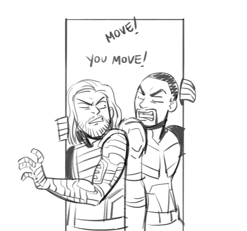 if sam and bucky dont fight each other as much as they fight criminals then Whats The Point 