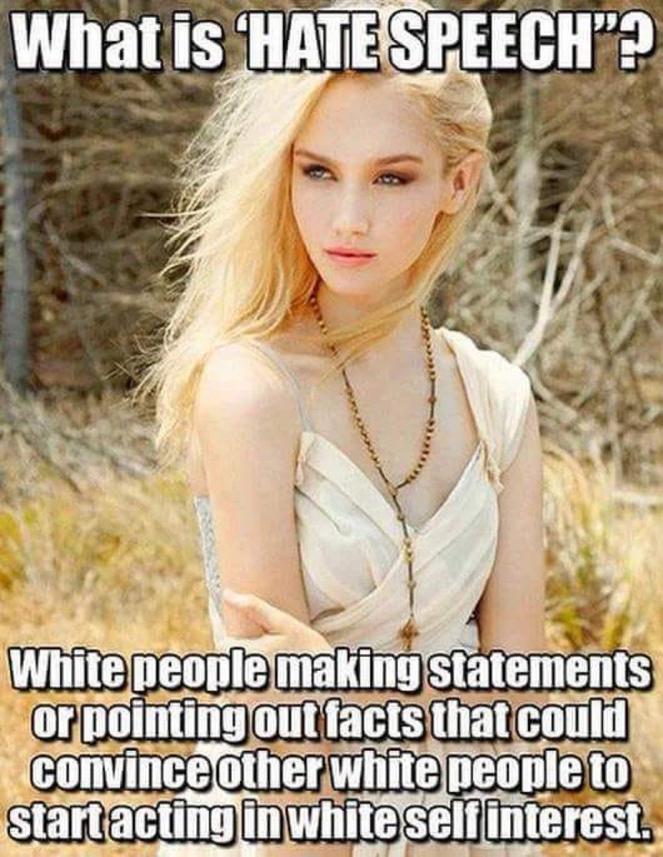 Aleksandrferrer's tweet photo. Is true
#ProWhite #WhitePride #WhiteGenocide #whitenatalism #itsoktobewhitepro #stopracemixing #Whitepower #Interracial #WhitePro https://t.co/8Z1b8ZHYxY